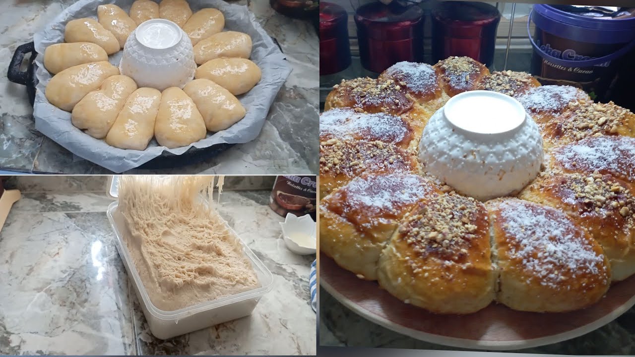 بريوش ولا أسهل بدون زيت و بدون يغورت كي جي مقطن او لذيذ