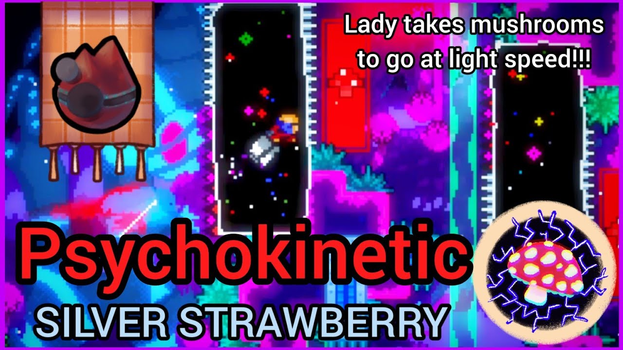 Psychokinetic Silver Strawberry | Strawberry Jam Expert Lobby | Modded Celeste