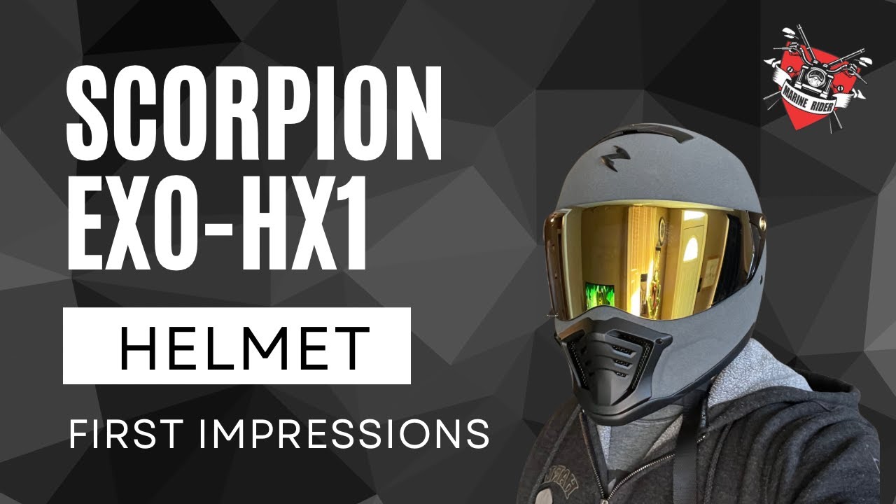 Первые впечатления от мотоциклетного шлема Scorpion EXO HX1 #scorpionhelmets #motorcyclehelmets