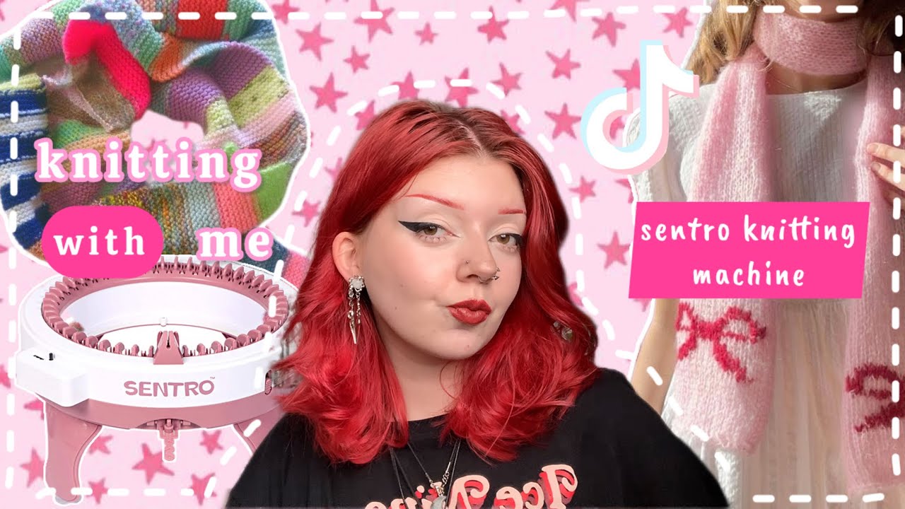 i bought the viral ‘SENTRO’ KNITTING MACHINE from TIKTOK SHOP?! unboxing + review 🧶💐🔮🎀