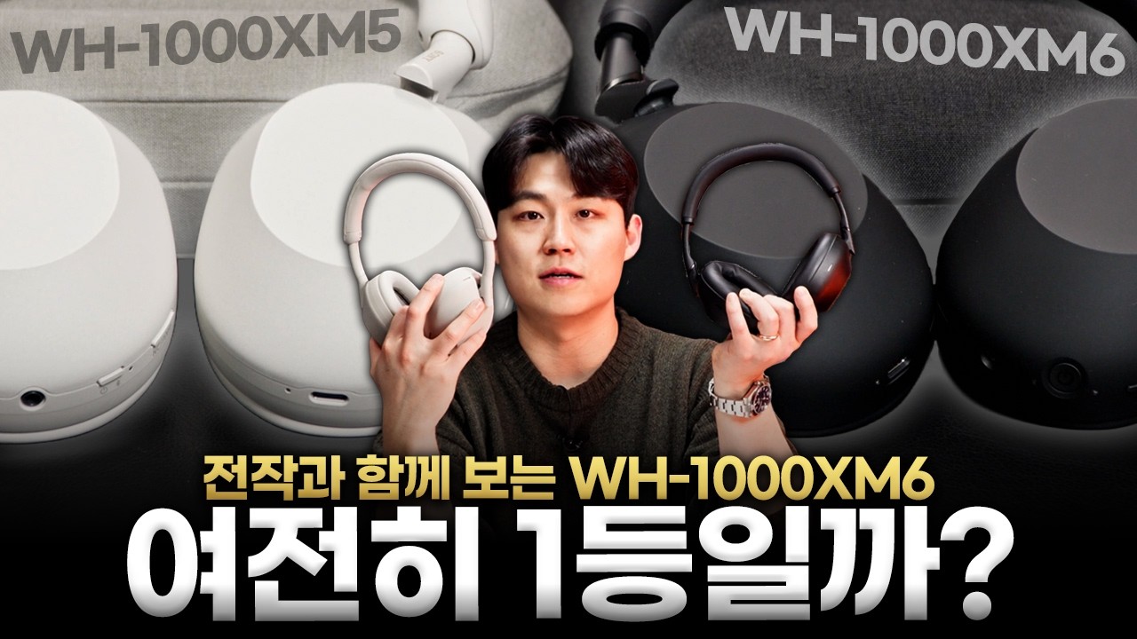 여전히 1등은 소니일까? ㅣ 소니 WH-1000XM6 롱텀 사용기(feat. XM5 비교)