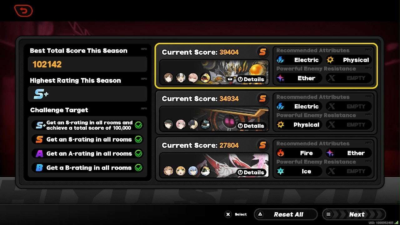 #ZenlessZoneZero NEW Shiyu Defense 2.6 Reset Stage 5 S+ Rank