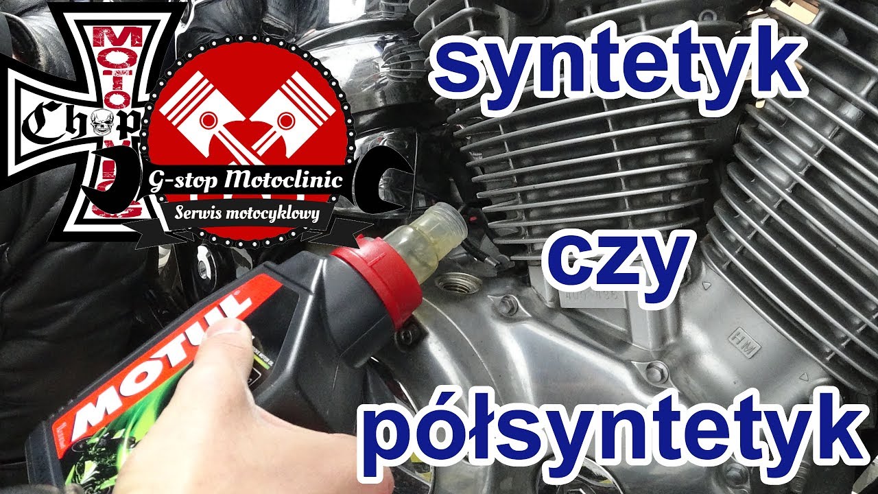 Jaki olej syntetyczny czy półsyntetyczny do motocykla?