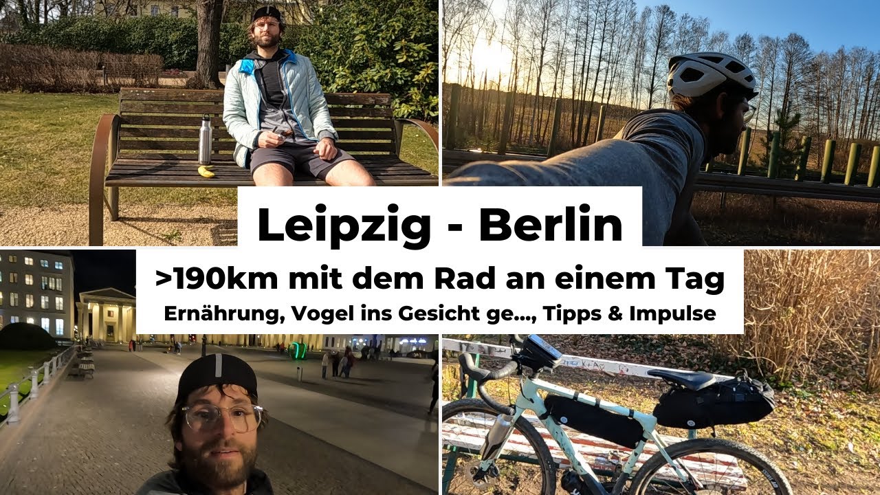 Leipzig-Berlin mit dem Fahrrad | 200km mit dem Gravelbike - Gravel VLog 005