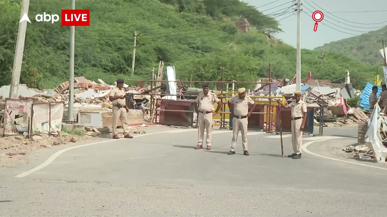 Nuh Clash: नूंह के चप्पे-चप्पे पर भारी पुलिस बल तैनात, देखिए नलहड़ मंदिर से ग्राउंड रिपोर्ट
