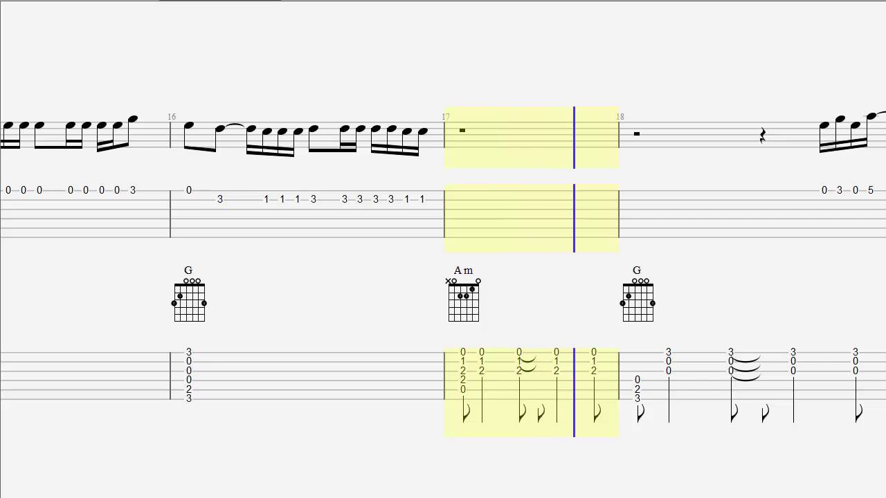 Guitar Tab & Chords - Starboy - The Weekend - Acoustic Cover