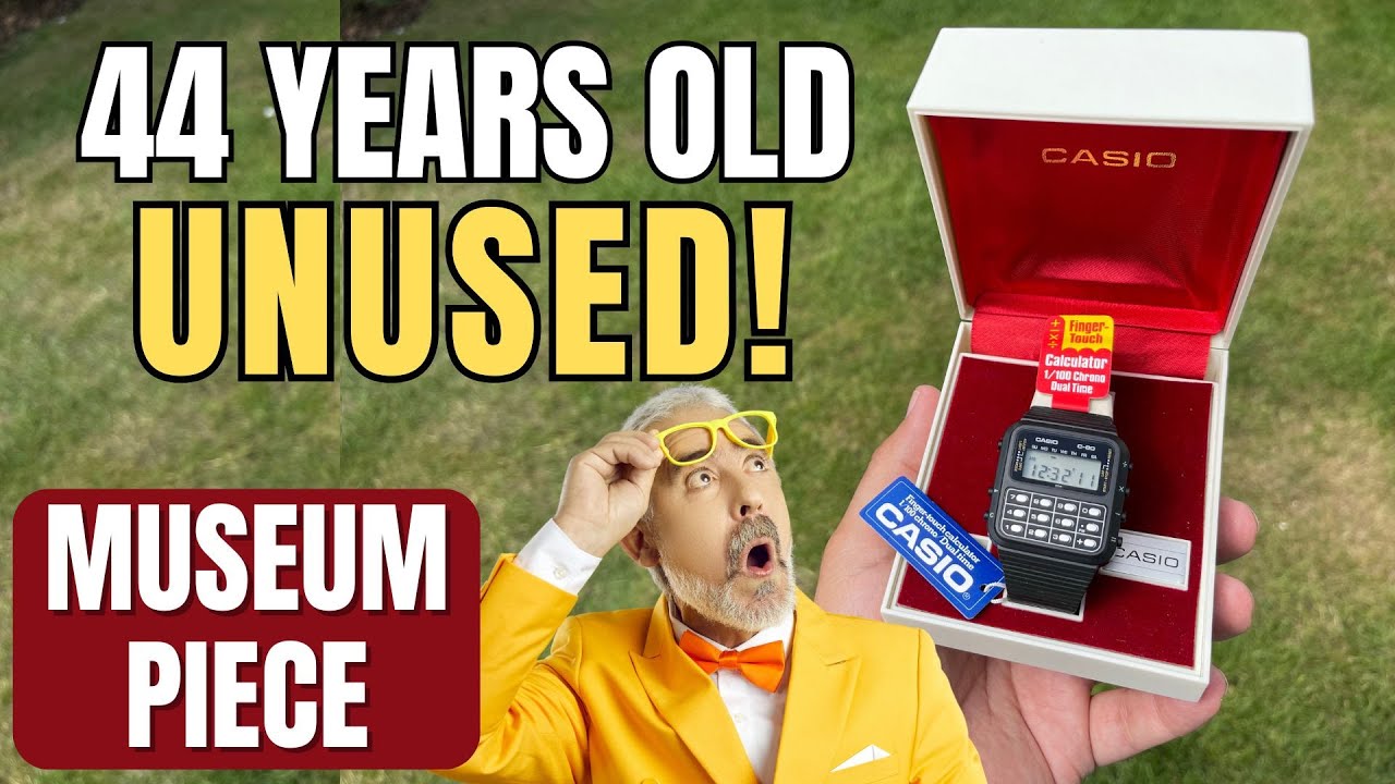 Первые часы-калькулятор Casio — их никто никогда не носил! Сделано в 1980 году.