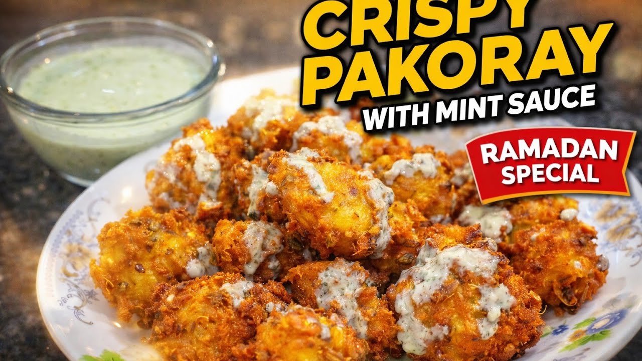 Crispy Homemade Pakoras Recipe | Easy & Quick