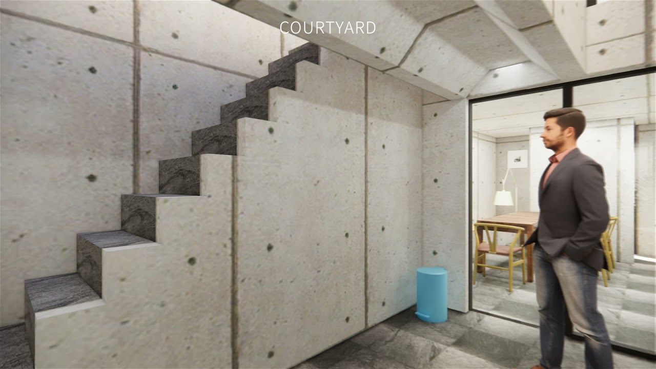 스미요시 주택, 안도 다다오 /모델제작: 장서경