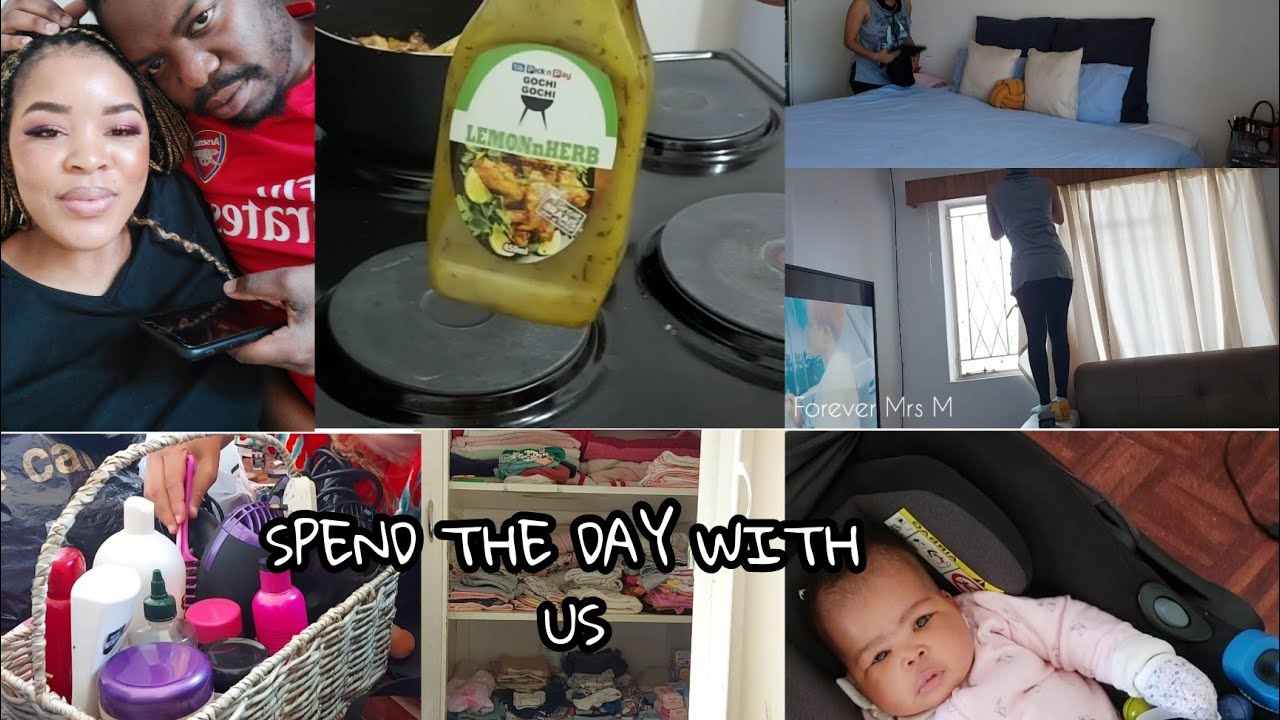 VLOG| Mr M FINALLY CAME ON MY VLOG| SPEND THE DAY WITH ME| CLEAN WITH ME| HOUSE CHORES AND COOKING