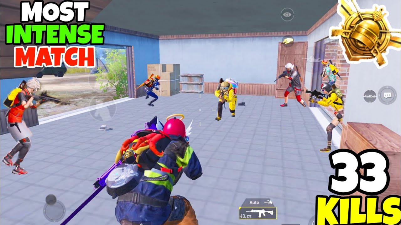 This is The Most Intense Match After PUBG Ban in PUBG Mobile • (33 KILLS) • PUBGM (HINDI)