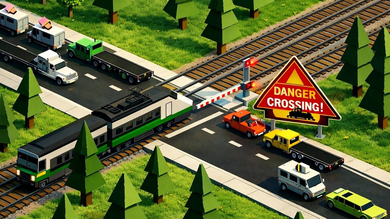 Railroad Crossing 🚆 The Ultimate Timing Test | Gameplay #144