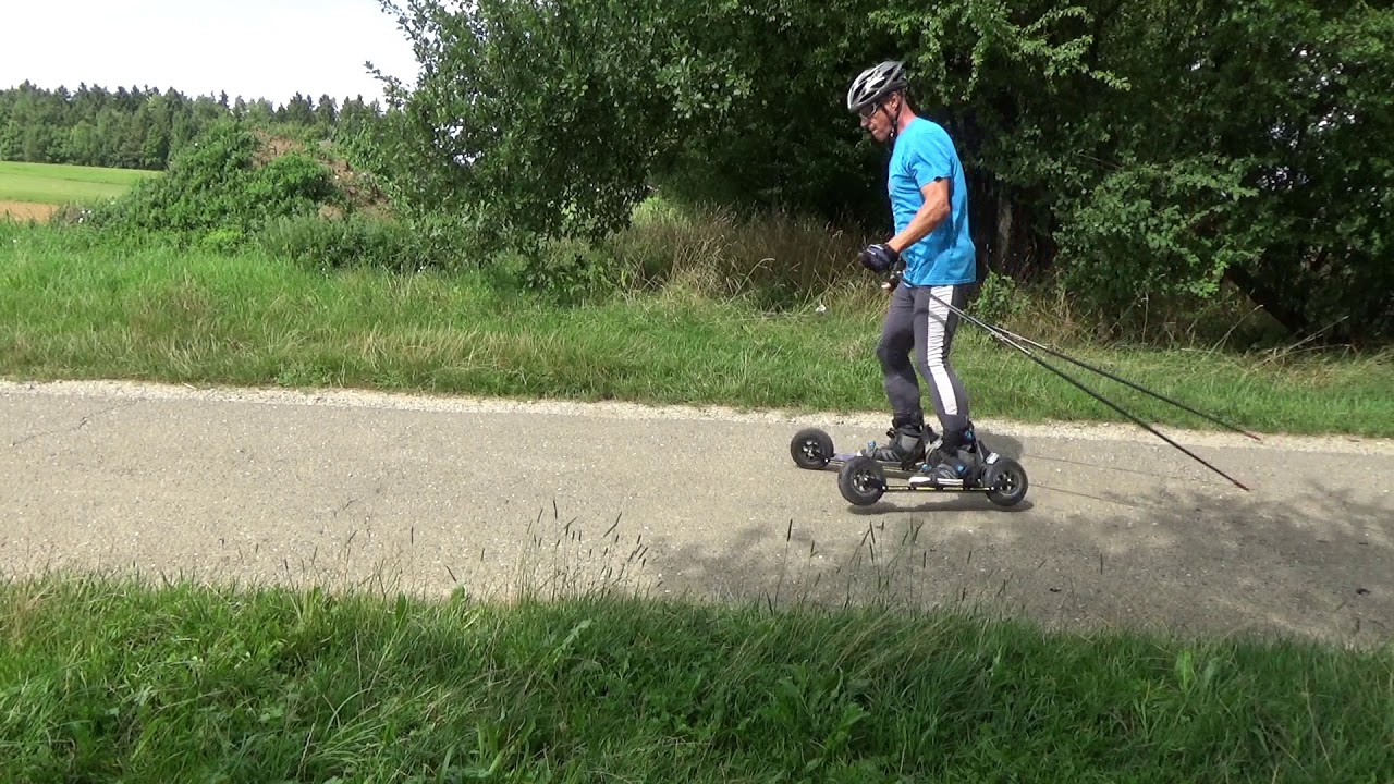 Checken des Cross Skate Fahrstils