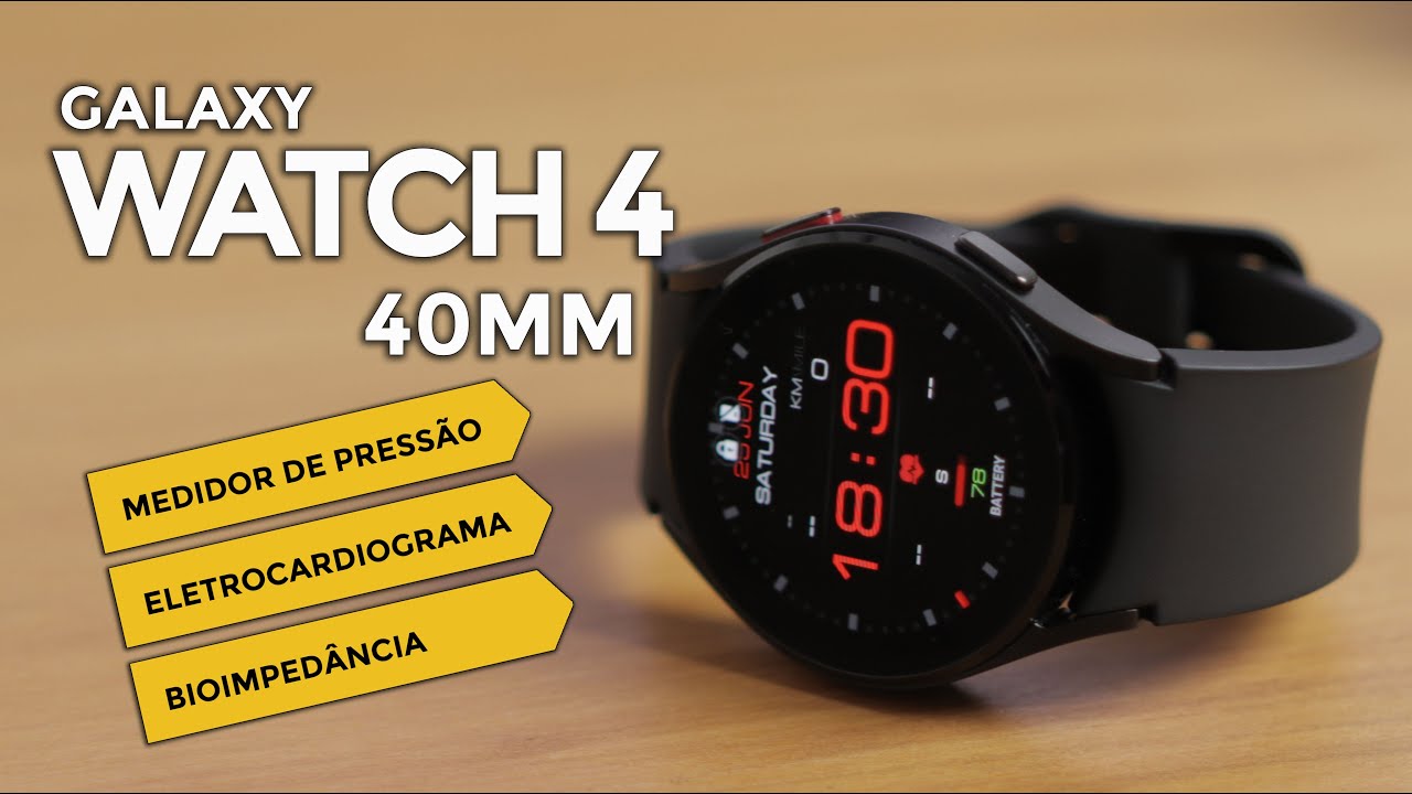 GALAXY WATCH 4 40 MM: EXCELENTE, MAS TEM 1 PROBLEMA | REVIEW COMPLETO