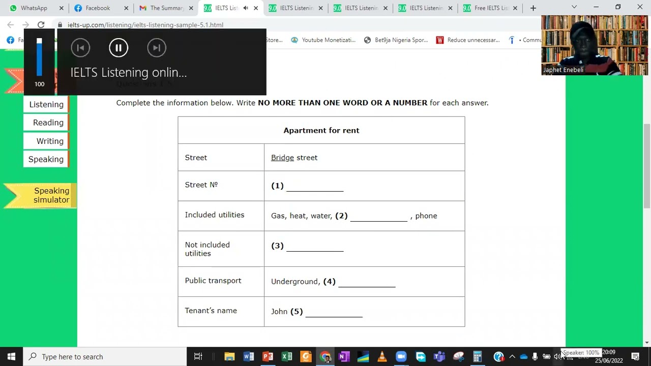 IELTS Listening