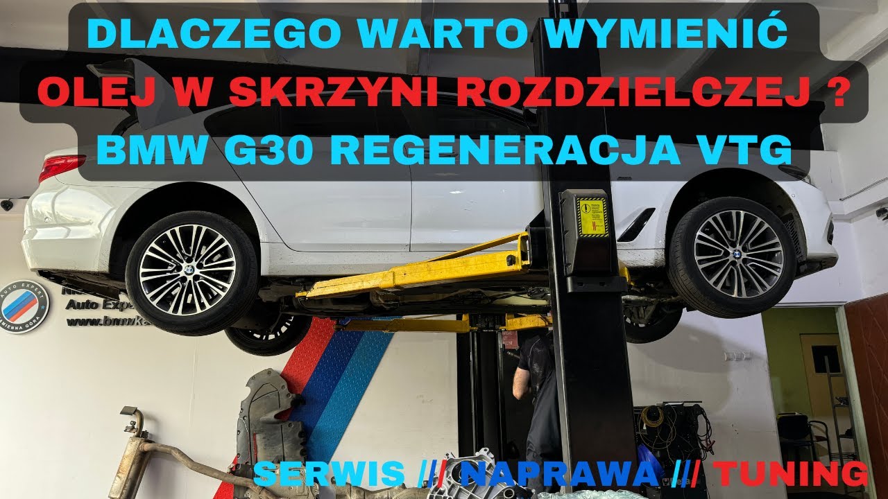 Dlaczego warto wymienić olej w skrzyni rozdzielczej ? BMW G30 & F25 Regeneracja skrzyni VTG