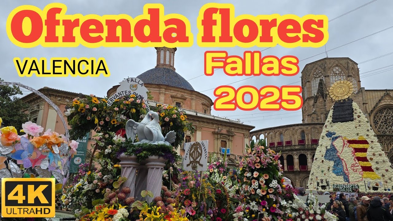 Ofrenda de flores fallas 2025 valencia, #falles2025, #fallas2025, #valencia