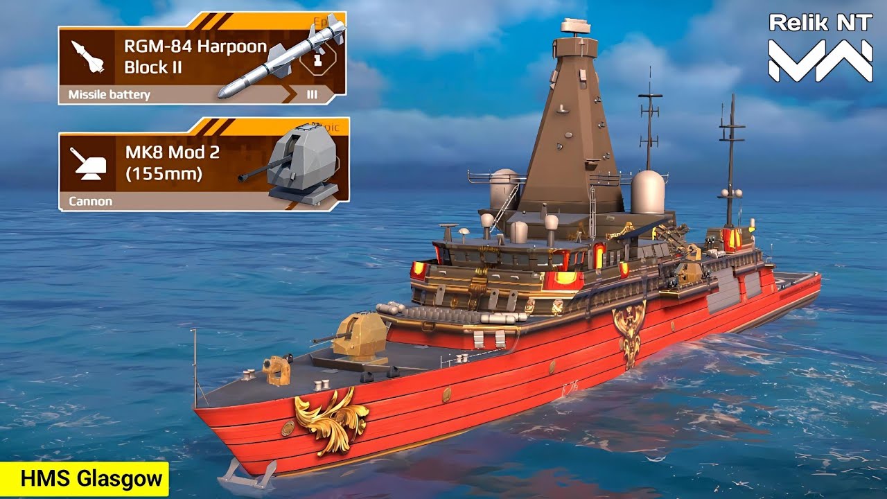 After Buff HMS Glasgow (Type 26) Gameplay - Modern Warships