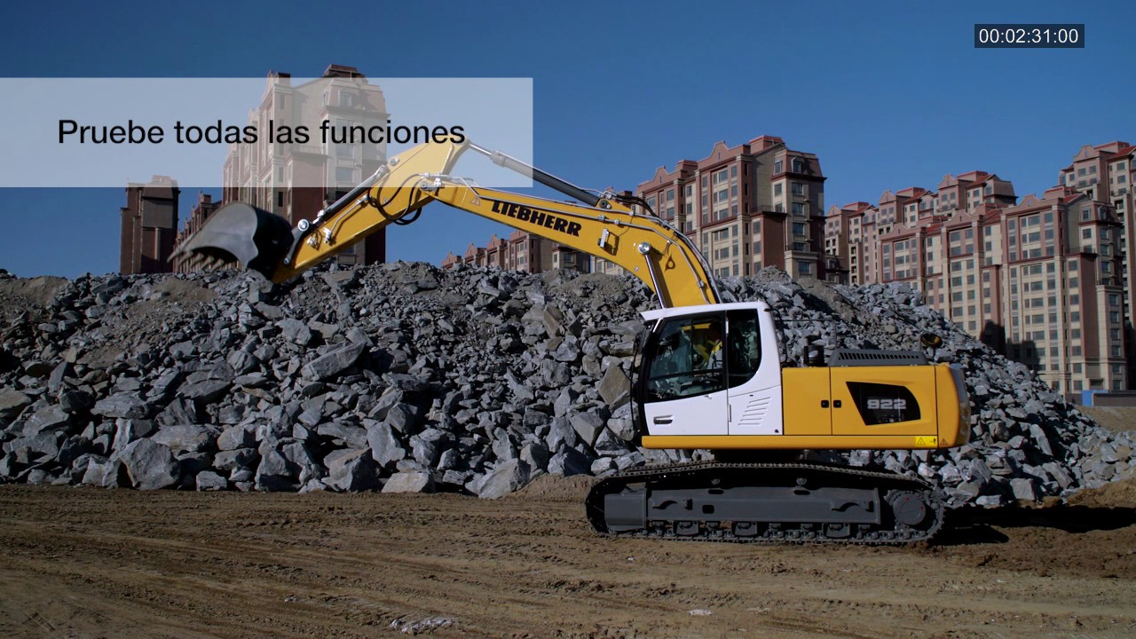 Liebherr - Introducción a las excavadoras R 920, R 922, 924 (fase IIIA / Tier 3 / China 3)