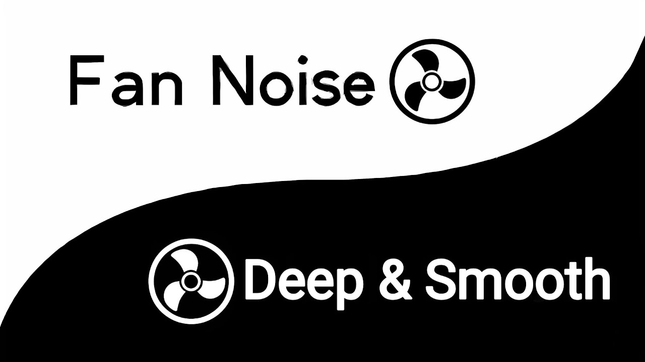 Fan Noise (Deep & Smooth) | 10 Hours | Black Screen