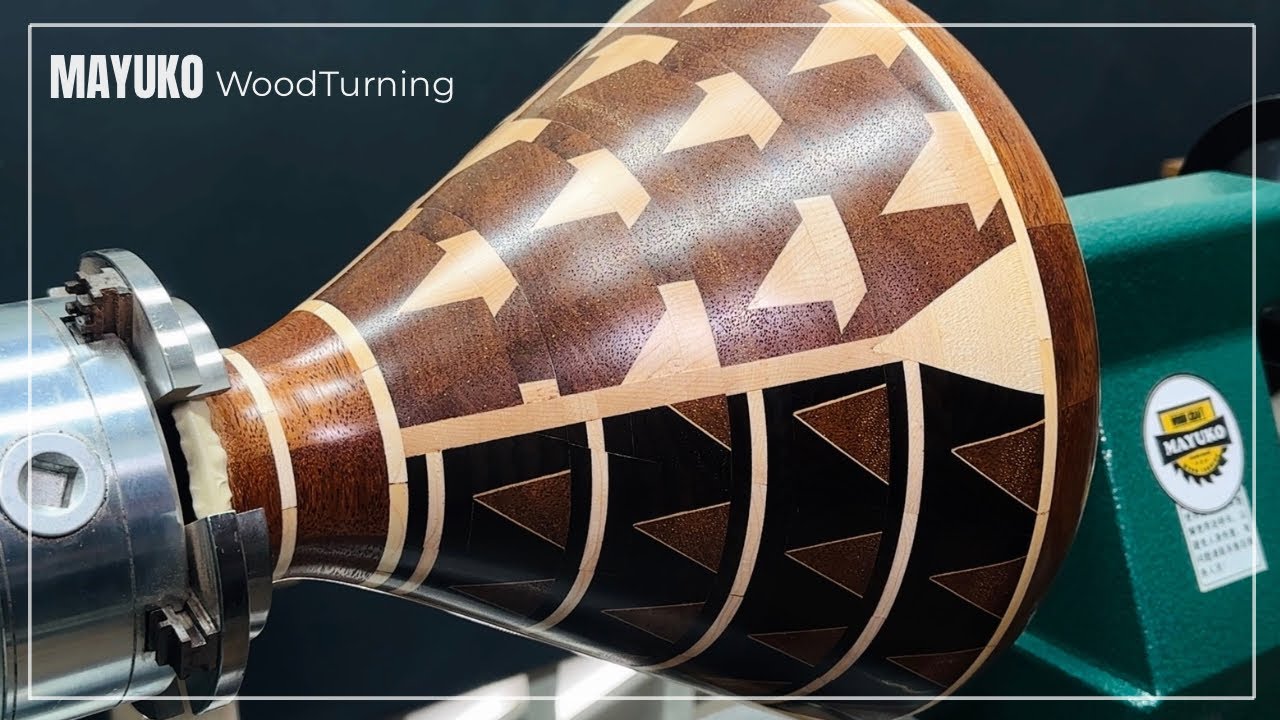    Unique Light Bulb Wooden Vase | Woodturning