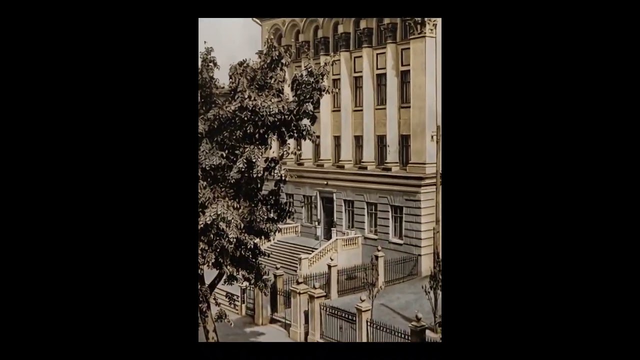 Школа №5 на ул. Иванова, Харьков, 1950е годы.