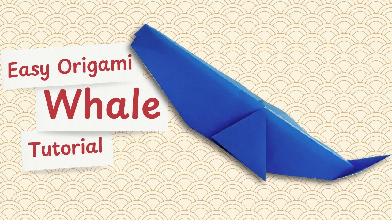 Easy Origami Whale Tutorial 🐋 Step-by-Step Instructions