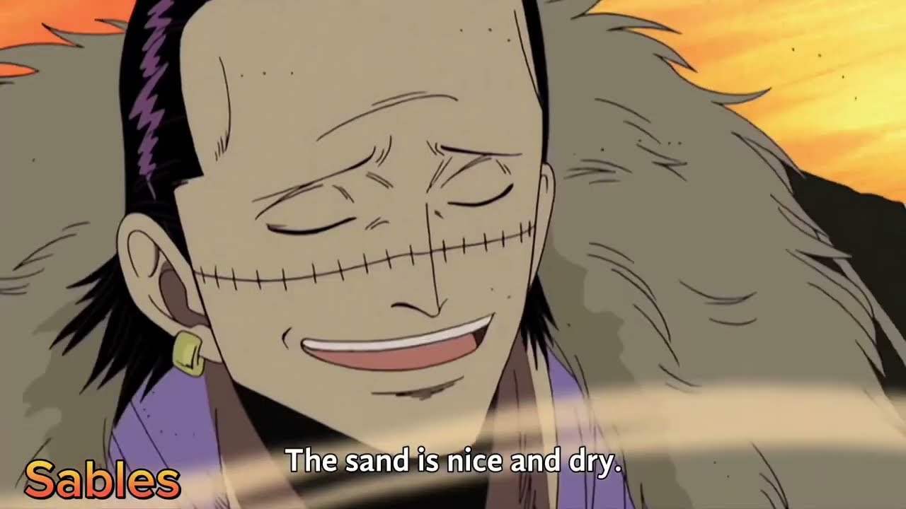 One Piece: Crocodile l Suna suna no mi devil fruit logia l all attacks  from alabasta marineford 
