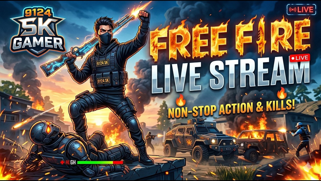 FREE FIRE LIVE 🔴 | SOLO VS SQUAD 💀 | ROAD TO GRANDMASTER 🔥 | INSANE HEADSHOTS