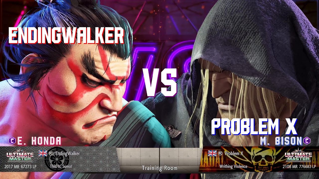 SF6 EndingWalker (E. Honda Classic) Vs Problem X (M. Bison Classic)
