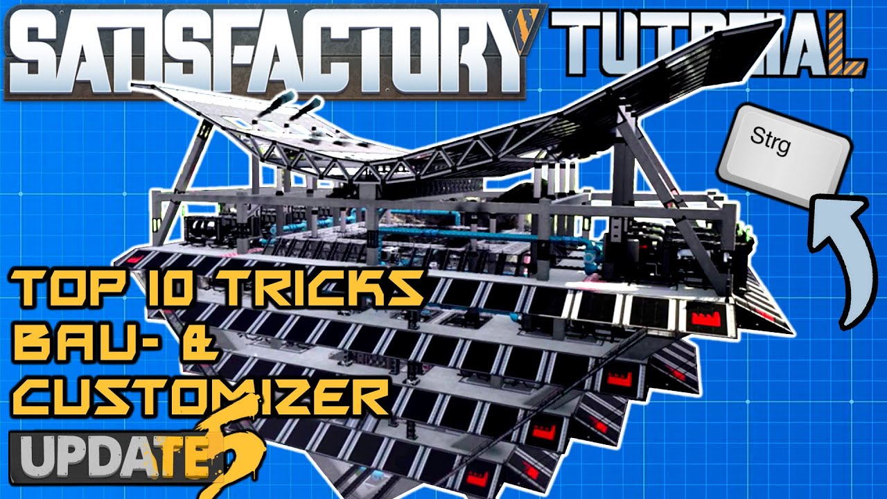 10 Top TIPPS und TRICKS die du vielleicht noch nicht kennst | Satisfactory TUTORIAL