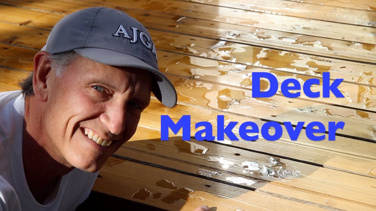 Deck Makeover - How To Refresh Your Tired, Grey Cedar Deck Without Spending a Dime.
