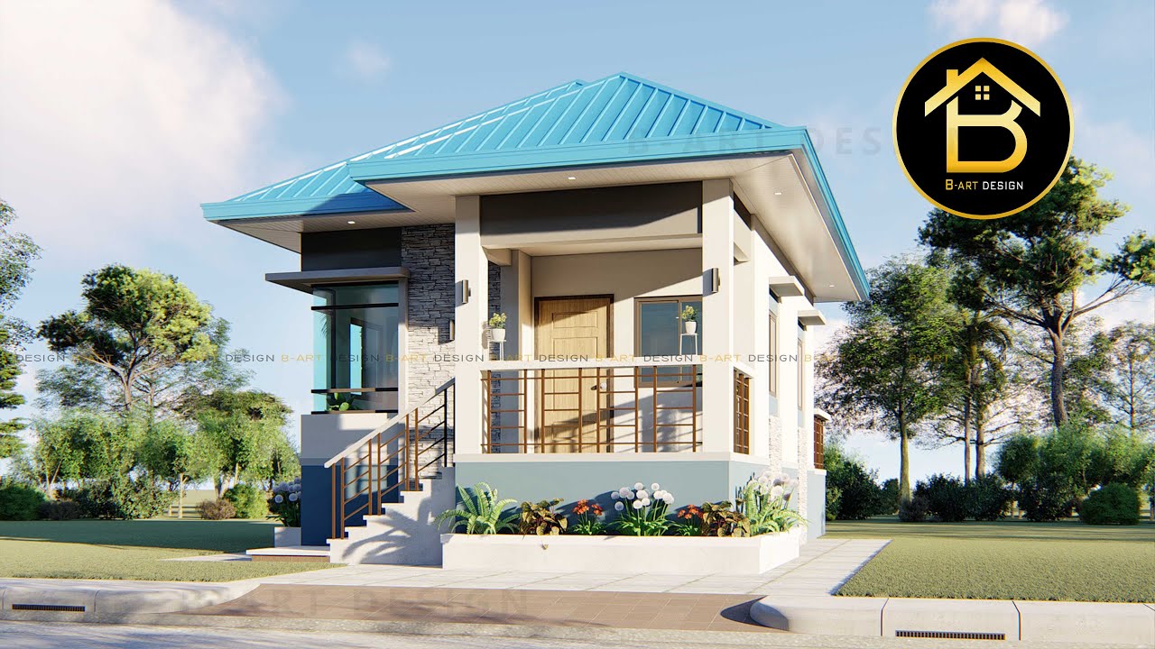 Small House Design 2 Bedroom (55 sqm)