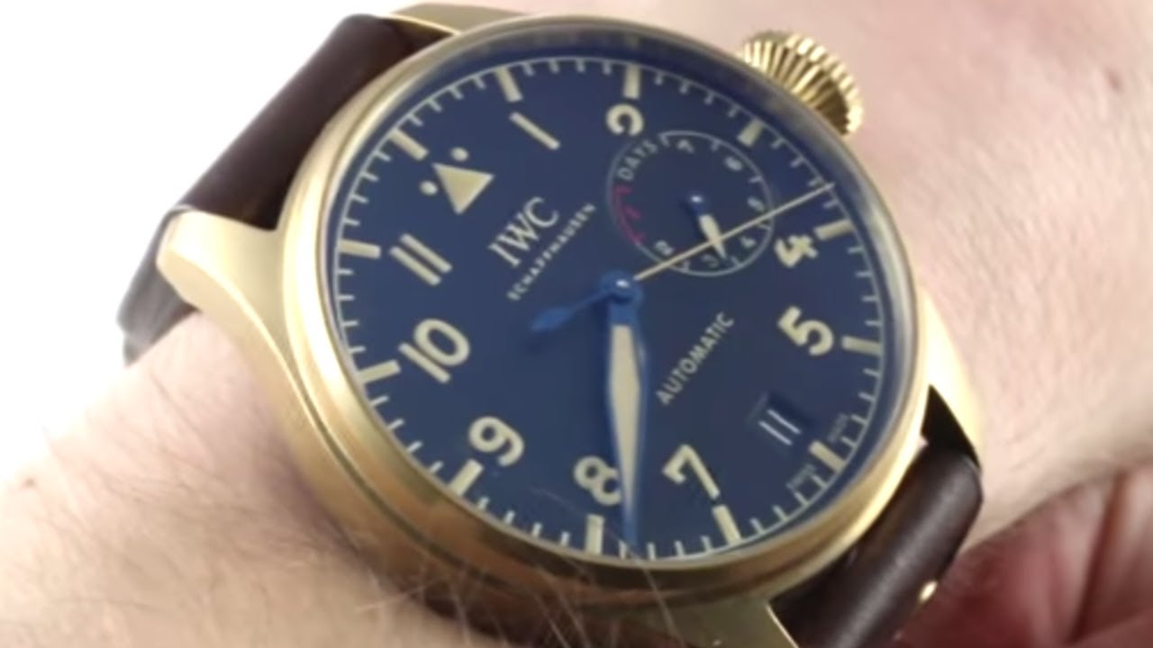 IWC Big Pilot 's Watch (BRONZE) Limited Edition IW5010-05 - Hands-On Review & Feature Overview