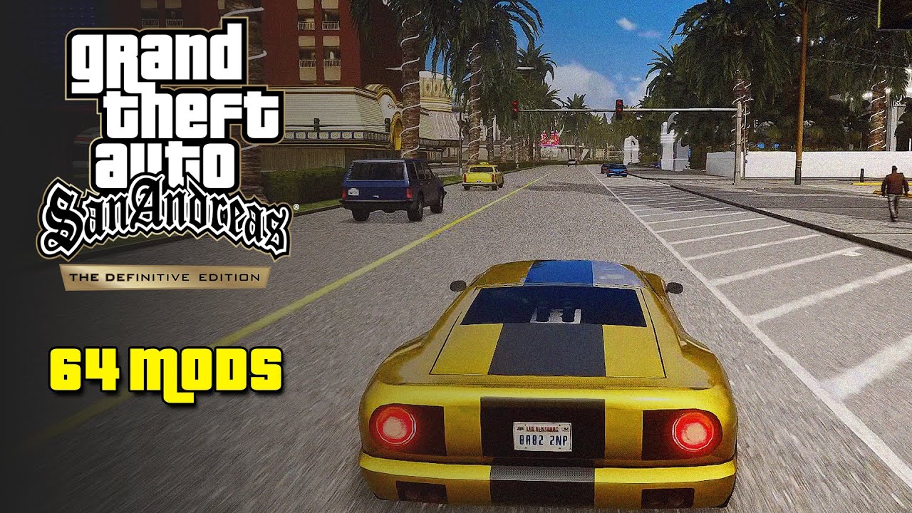 EU TENTEI CORRIGIR O GTA SAN ANDREAS REMASTER COM MODS !