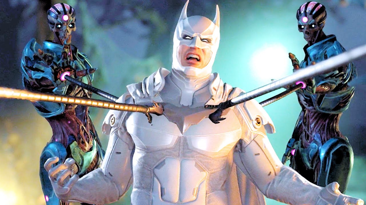 Injustice 2 All GOD Super Moves on GOD Batman No HUD 4k UHD 2160p