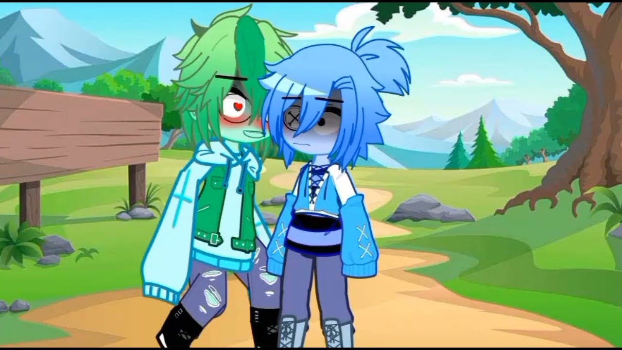 love me ❤️ //meme // green x blue//