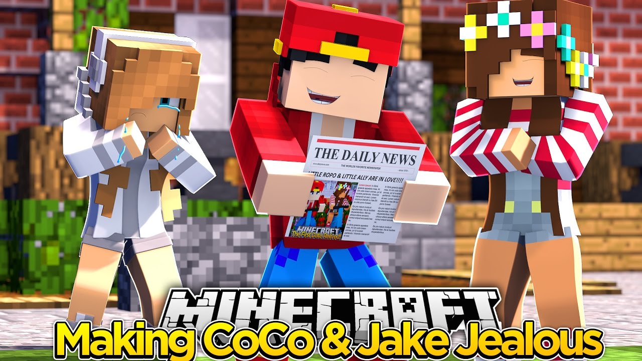 Minecraft Adventure -  MAKING COCO & JAKE JEALOUS!!!