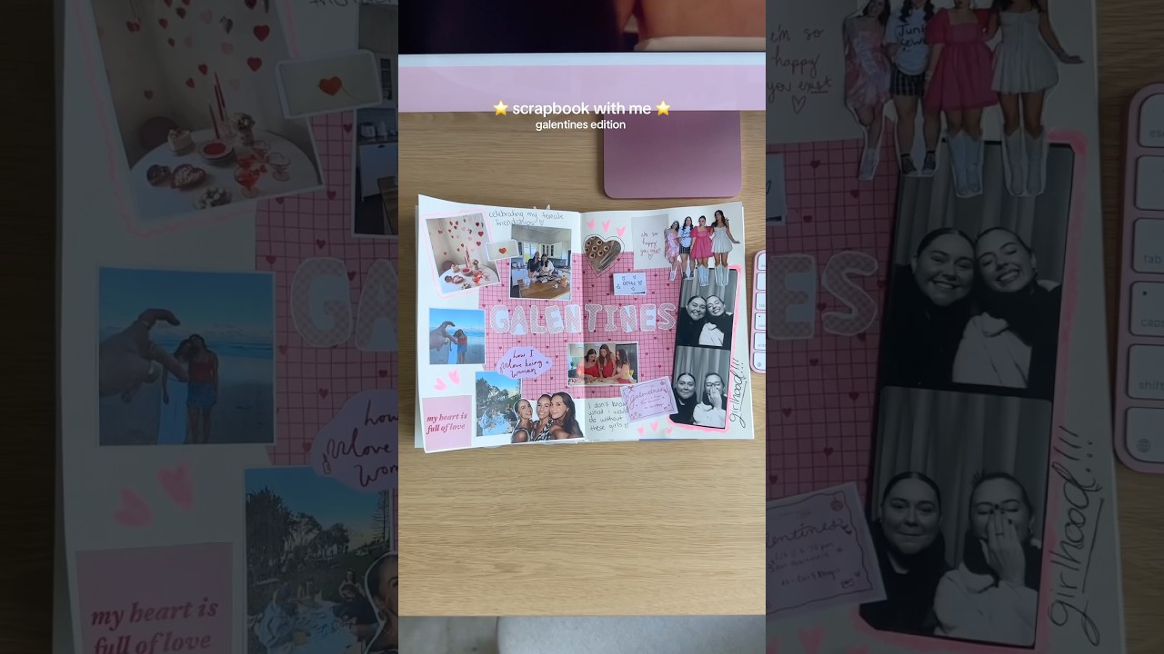 how I scrapbook! ⭐️📖🎀