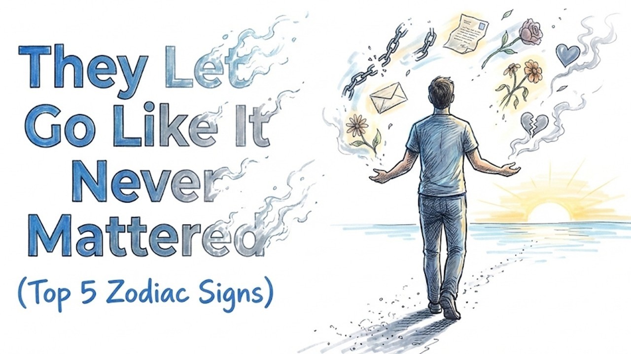They Let Go Like It Never Mattered || Top 5 Zodiac Signs