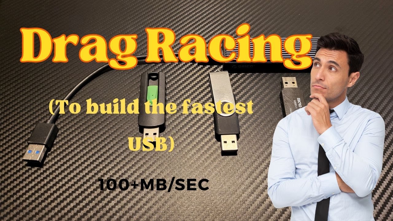 The FASTEST USB Drive setup & Drag Racing USB Drives