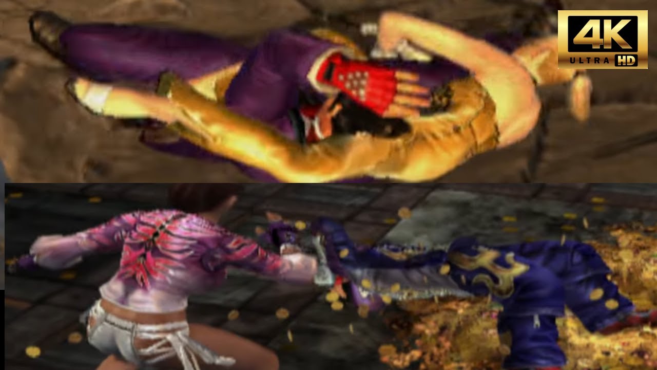 Jin and Kazuya Being Overpowered by All Girls Reverse Ryona - Tekkeen 5