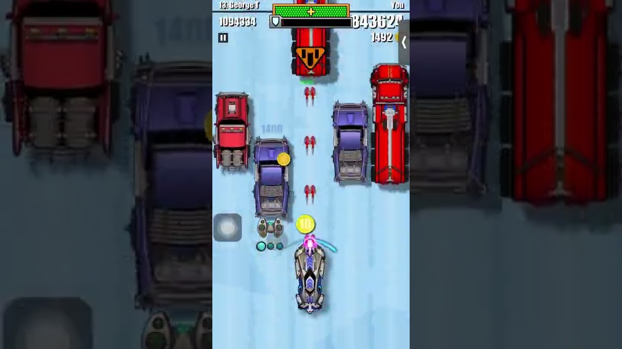 Road Riot but I beat my high score and the music is different.