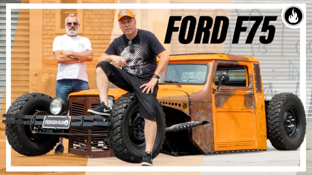 FORD F75 RAT CUSTOM | PROJETO INCRÍVEL CONSTRUÍDO EM CASA