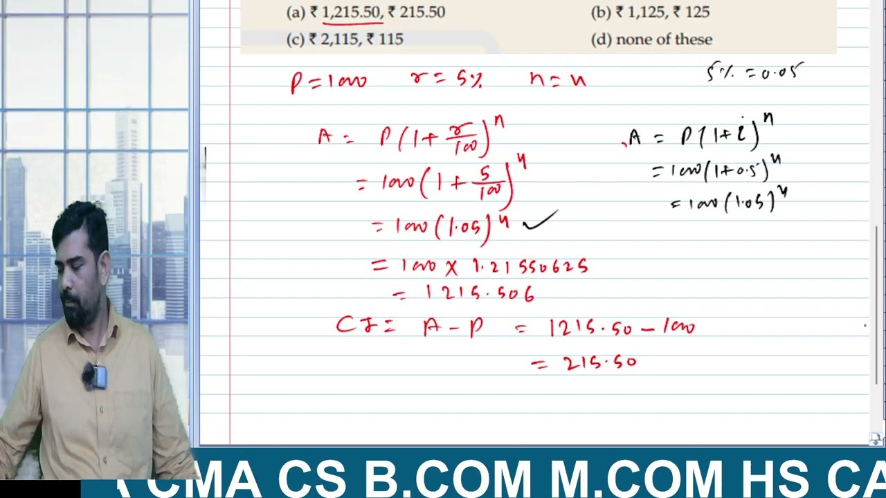 Compound  Interest 1st class