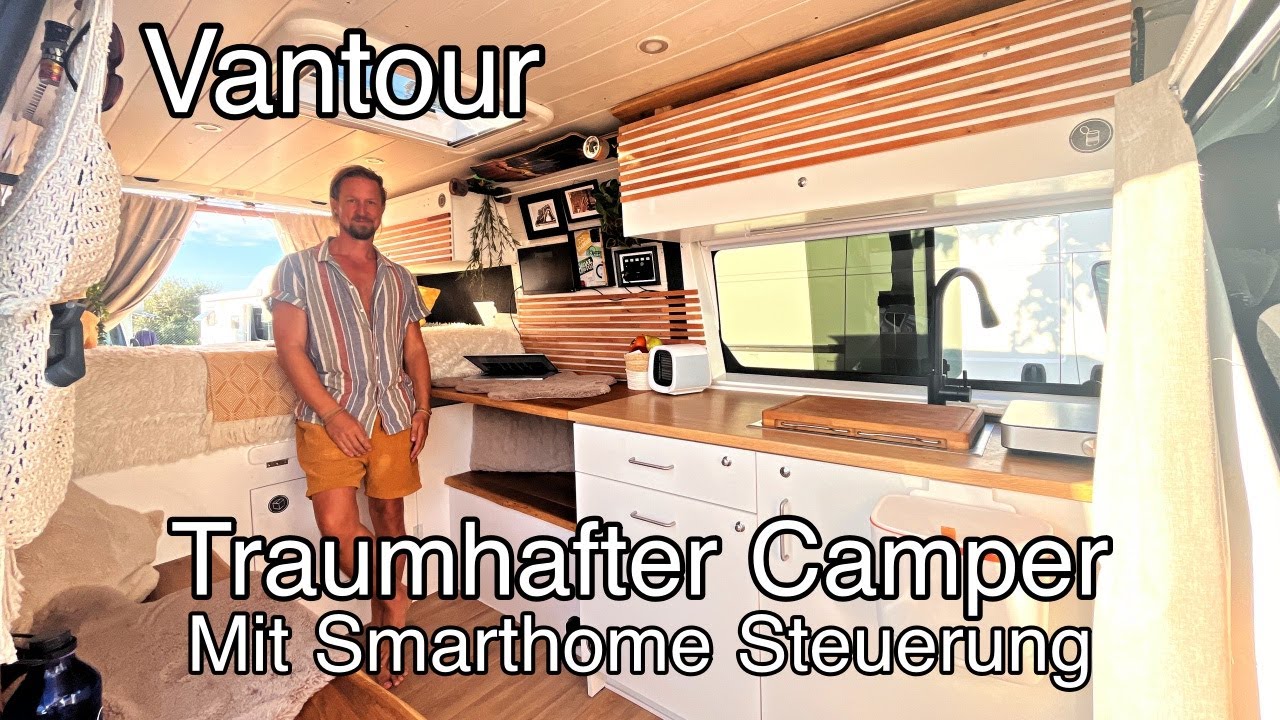 Was für ein WUNDERSCHÖNER Campervan mit Smarthome Steuerung I Wohnmobil Roomtour im Opel Movano