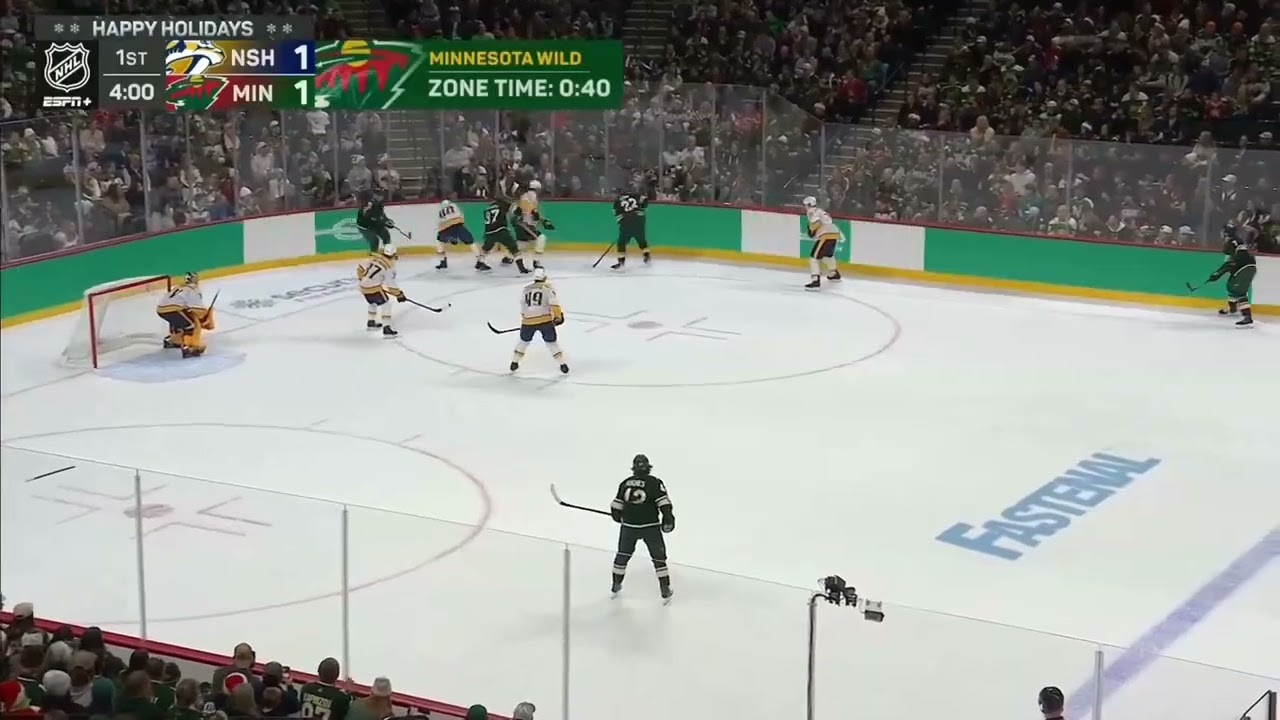 Defensive Zone Coverage - Zone - Nashville Predators
