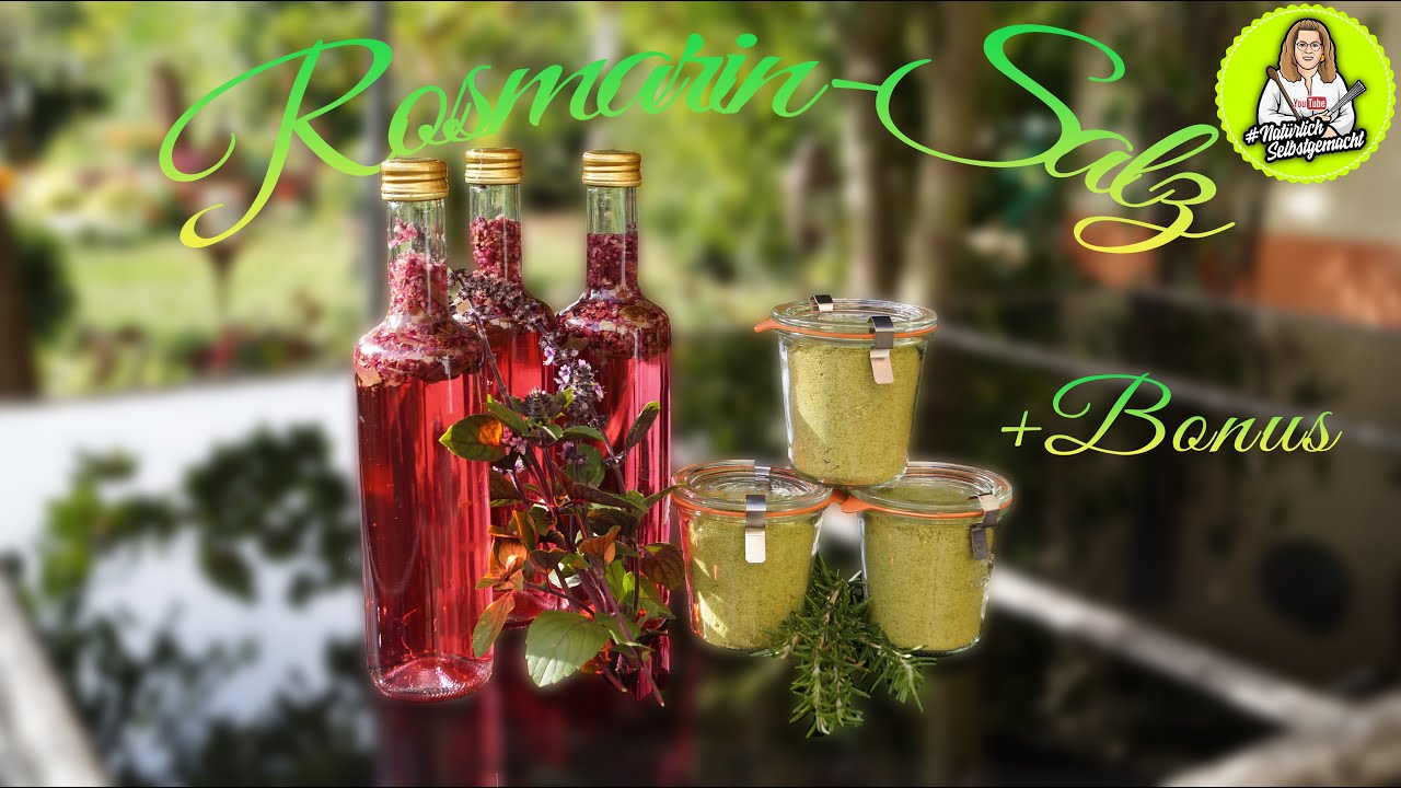 Rosmarin Salz - Geschenke aus der Küche