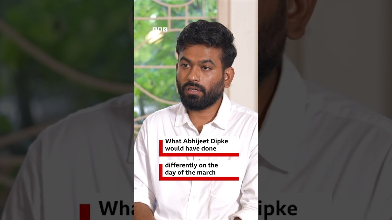 What Abhijeet Dipke would have done differently on the day of the march | BBC News India