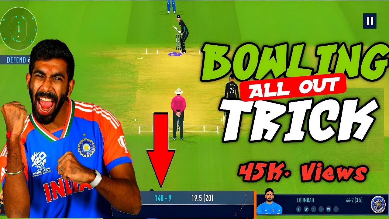 How To Take Wickets In Real Cricket 24 😱 RC 24 Wicket Trick 💯 Wickets Guaranteed 😎